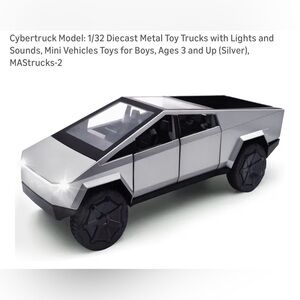 Amazon Silver Diecast Toy Truck with Lights